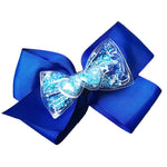 Heart Shaker Bow - Royal Blue