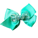 Heart Shaker Bow - Mint