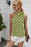 Polka Dot Halter Top