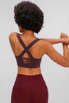 Thick Cross Back Sports Bra