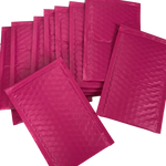 Bubble Mailers - Hot Pink 8" X 4"