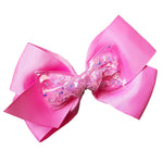 Heart Shaker Bow - Pink