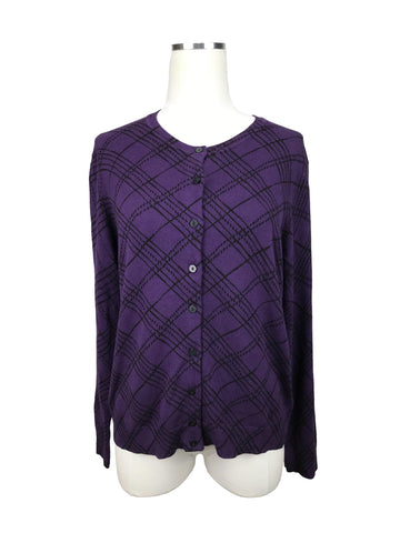 Karen Scott Jersey Cardigan