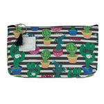 Cactus Black Stripe - Small Cosmetic Pouch