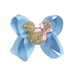 Minnie Mouse Hair Bow - Blue