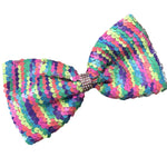 Sequin Bow - Rainbow