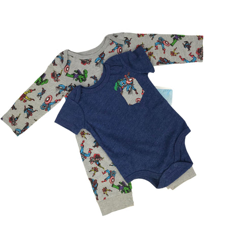 Marvel Comics Baby 2 Piece Set <br>Size 0/3M</br>