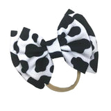 Baby Headband - Cow Print