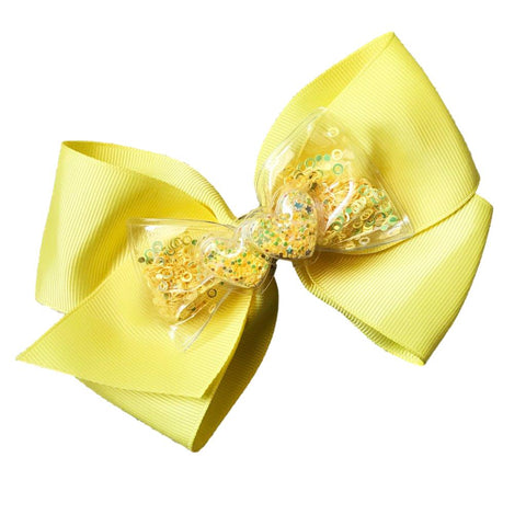 Heart Shaker Bow - Yellow