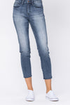 Raw Hem Relax Fit Jeans